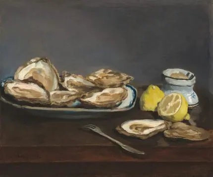 Manet İstiridye Natürmort