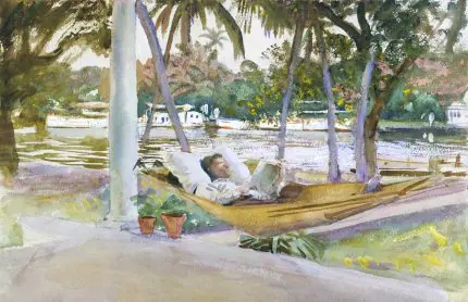 Sargent Palmiyeler Altında Hamak