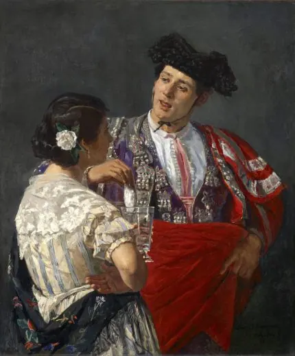 Matador ve İspanyol Kadın
