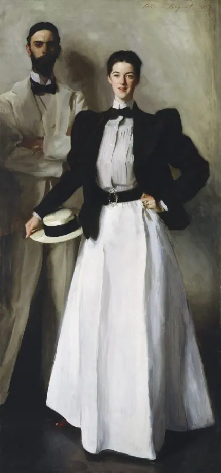 Sargent Beyaz Elbiseli Çift Portresi