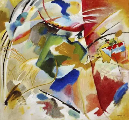 Kandinsky Renk Patlaması Kompozisyon