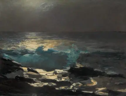 Homer Ay Işığında Deniz