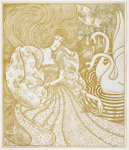 Jan Toorop Kuğulu Kadın