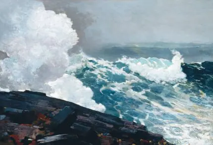 Winslow Homer Kıyıda Dalga