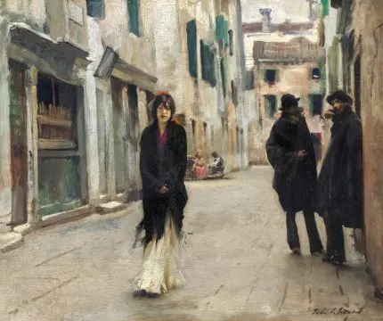John Singer Sargent Venedik Sokağı