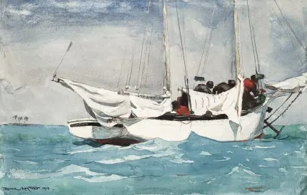 Winslow Homer Yelkenli Tekneler