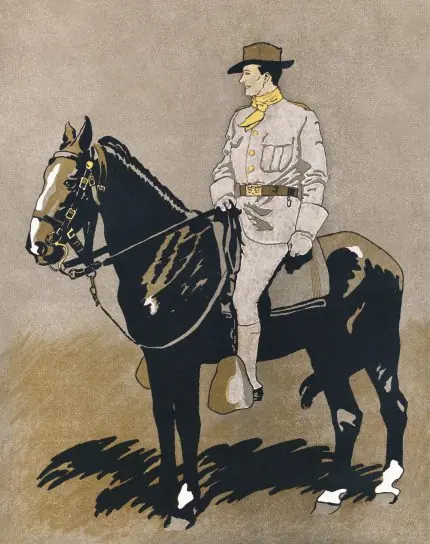 Edward Penfield Atlı Süvari