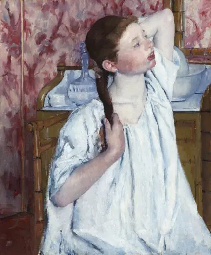 Mary Cassatt Saçını Tarayan Kız