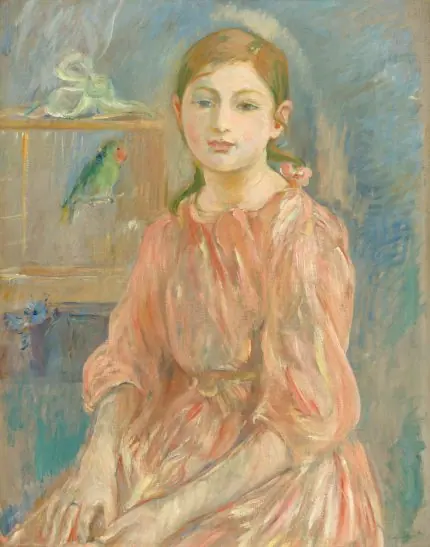 Berthe Morisot Muhabbet Kuşlu Kız