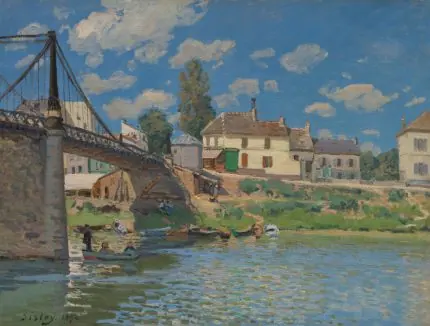 Sisley Nehir Üzerindeki Köprü