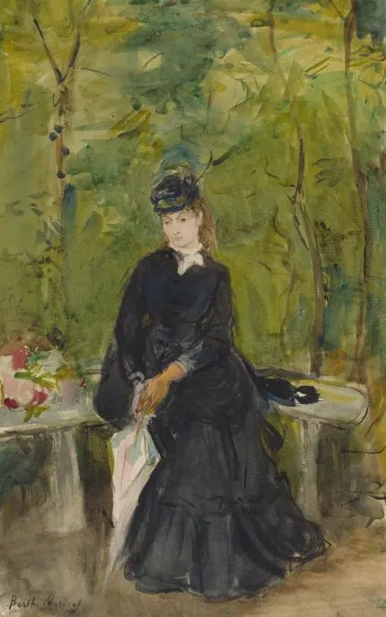 Morisot Bahçede Genç Kadın