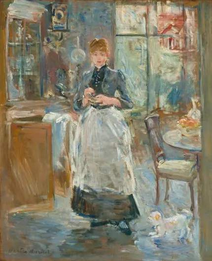 Morisot Pencere Önünde Genç Kadın