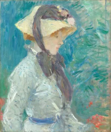 Morisot Şapkalı Genç Kız