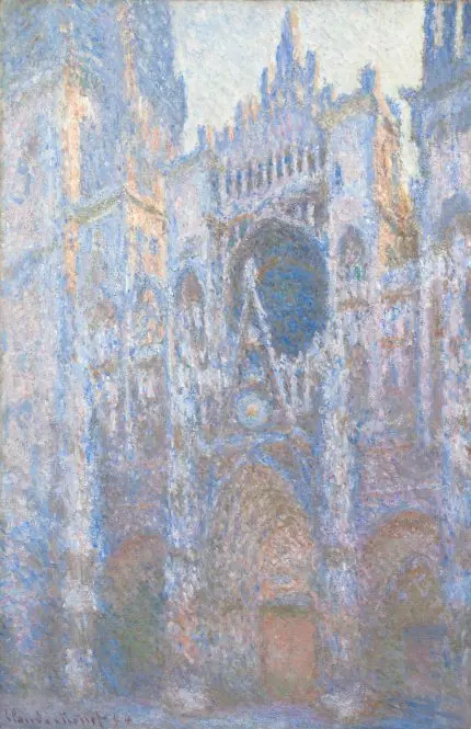 Monet Rouen Katedrali Mavi