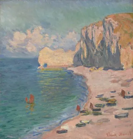 Monet Étretat Kayalıkları