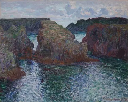 Monet Belle-Île Kayalıkları