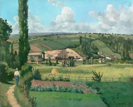 Pissarro Pontoise Kır Manzarası