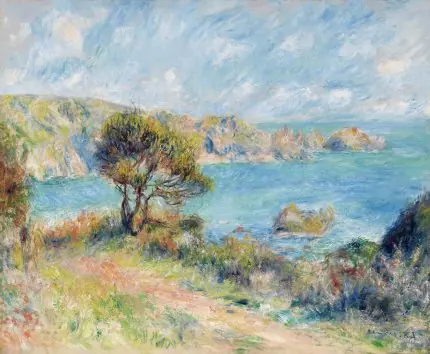 Renoir Deniz Kıyısı Manzarası