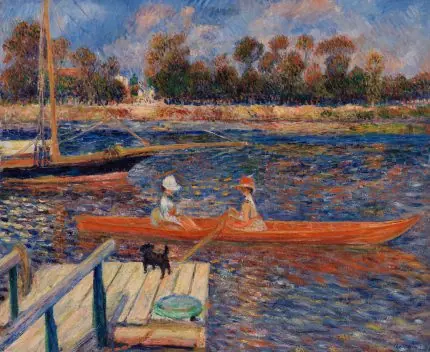 Renoir Nehirde Kayık