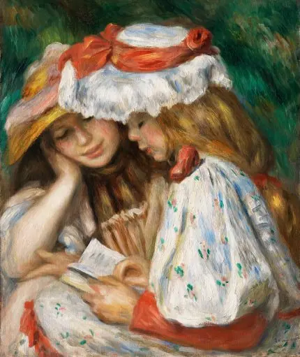Renoir Kitap Okuyan Kızlar