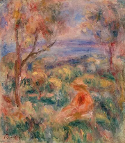 Renoir Pastel Tonlu Manzara