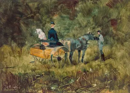 Toulouse-Lautrec Atlı Araba