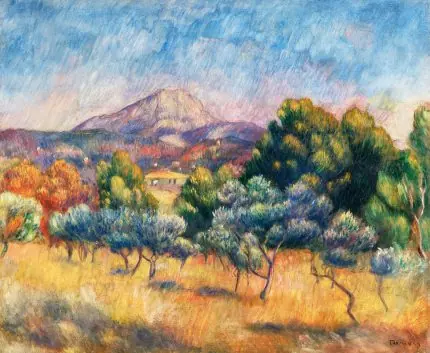Renoir Akdeniz Tepeleri Manzarası