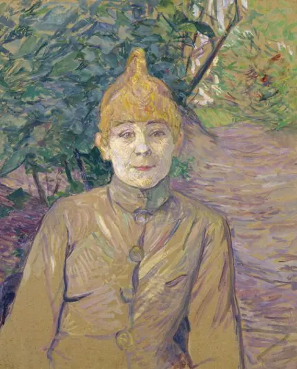 Toulouse-Lautrec Sarışın Kadın Portresi