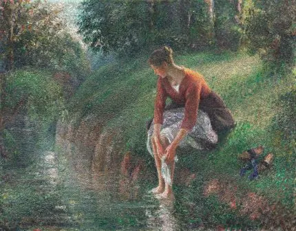 Pissarro Orman Deresi Kenarında