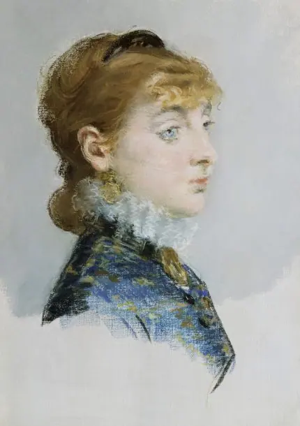 Manet Pastel Genç Kadın