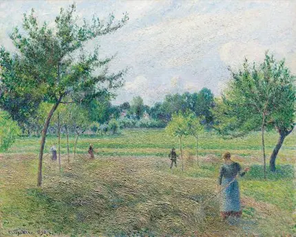 Pissarro Meyve Bahçesinde Bahar