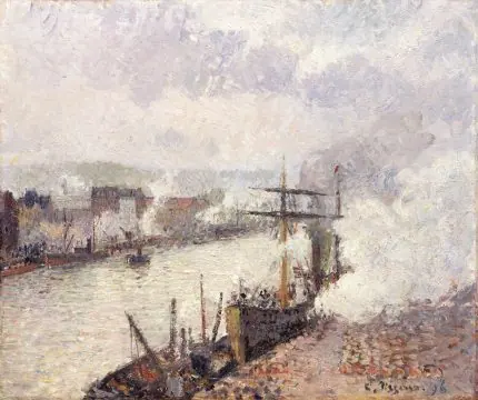 Pissarro Rouen Limanı