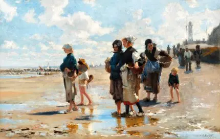 Sargent Sahilde İstiridyeciler