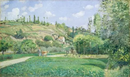 Pissarro Yeşil Tepede Patika