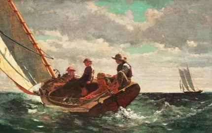 Homer Rüzgârda Yelkenli
