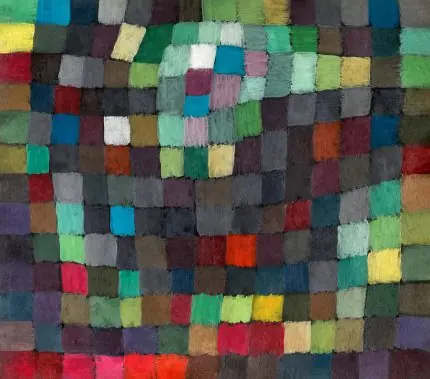 Paul Klee Renkli Kareler