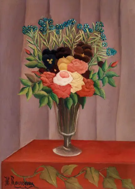 Henri Rousseau Çiçek Buketi