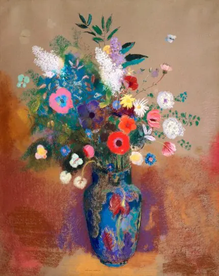 Odilon Redon Vazoda Çiçekler