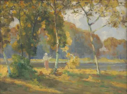 Sonbahar Huş Ağaçları
