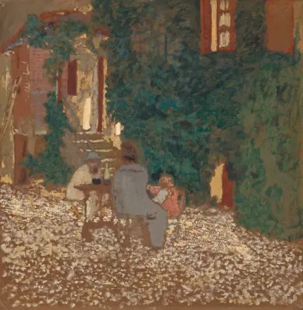 Vuillard Sonbahar Avlusu