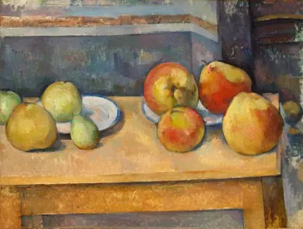 Cézanne Elma ve Armut Natürmort